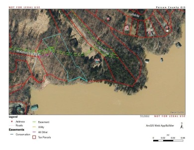 Gentle sloping lot with great views and 7 feet of water at the - Lake Lot For Sale in Leasburg, North Carolina