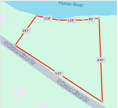 Lake Acreage For Sale in Flat Rock, Michigan