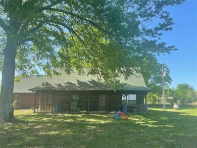 LOG HOME AND 15 ACRES!!!  - Lake Home For Sale in Sawyer, Oklahoma