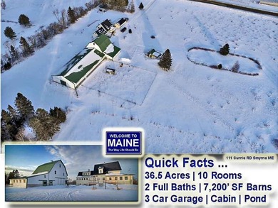 Lake Home For Sale in Smyrna, Maine