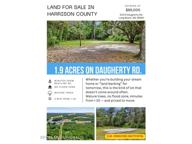 1.90 Acres | Daugherty Road | Long Beach, MS | R-1 | Zone X500 | - photo 8