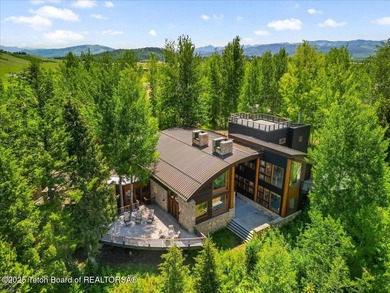 (private lake, pond, creek) Home Sale Pending in Jackson Wyoming