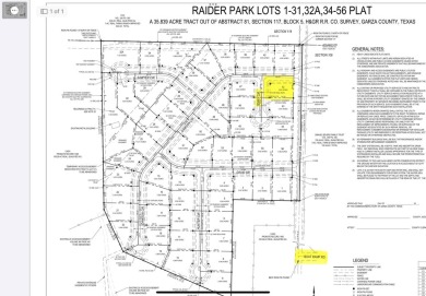 Lake Lot For Sale in Justiceburg, Texas