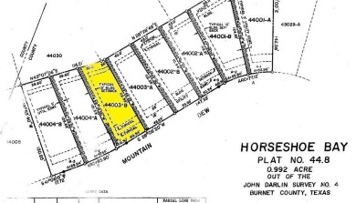 Lake Lot For Sale in Horseshoe Bay, Texas
