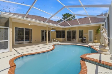 Located on a double lot, this Sugarmill Woods pool home is sure - photo 3