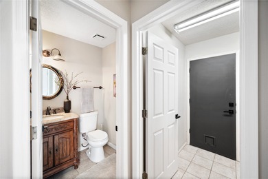 Set within a peaceful gated community, this Santa Fe home blends