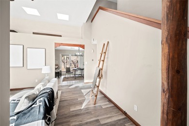 Set within a peaceful gated community, this Santa Fe home blends