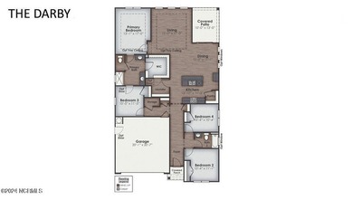 This beautiful Darby floor plan with 5 bedrooms, 3 full baths - photo 3