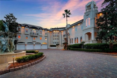 This architectural masterpiece spans two waterfront lots and