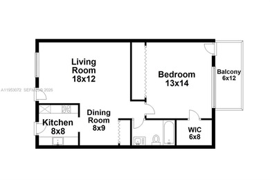 Bright, spacious and well maintained 1/1 condo in the heart of