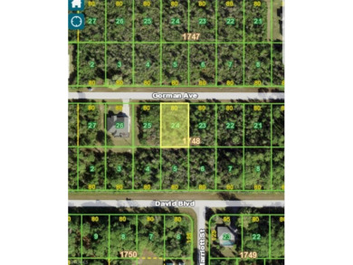 Port Charlotte Waterway Lakes Area Lot For Sale in Port Charlotte Florida