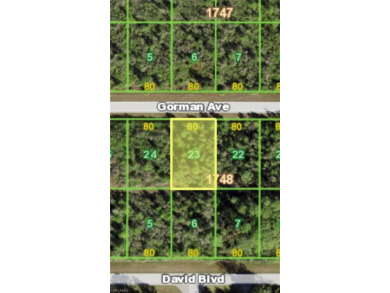 Port Charlotte Waterway Lakes Area Lot For Sale in Port Charlotte Florida