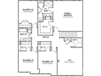 Welcome to the Telfair, spacious 4-bedroom, 2.5-bathroom home - photo 3