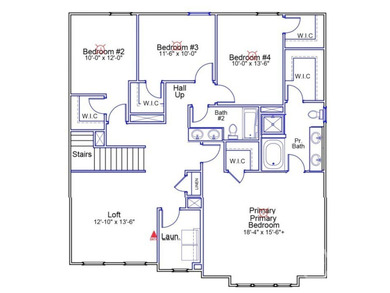 The Russell is a versatile two-story home featuring four - photo 3