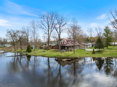 New Price!! Log Home and Vacation Destination on Rock Lake  - Lake Home Under Contract in Akron, Indiana