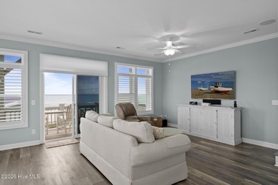 Located in North Topsail Beach, this custom-featured, truly