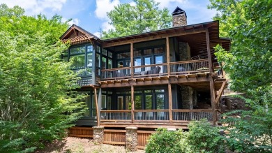 Located in the upscale community of Santeetlah Lakeside this - Lake Home For Sale in Robbinsville, North Carolina