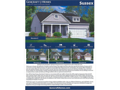 Sussex Model Elevation *C* w/2'side extensions offered by - photo 46