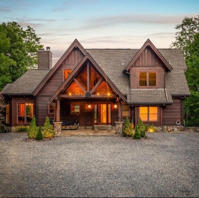 Luxury Log Home with Private Deeded Boat Slip Crafted from - Lake Home For Sale in Nantahala, North Carolina