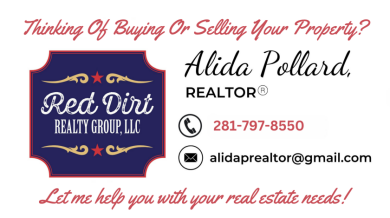 Alida Pollard with RED DIRT REALTY GROUP in TX advertising on LakeHouse.com