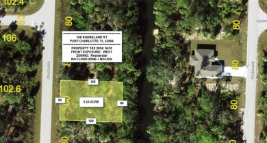 Port Charlotte Waterway Lakes Area Lot For Sale in Port Charlotte Florida