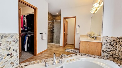 This beautifully remodeled home blends modern comfort with - photo 37
