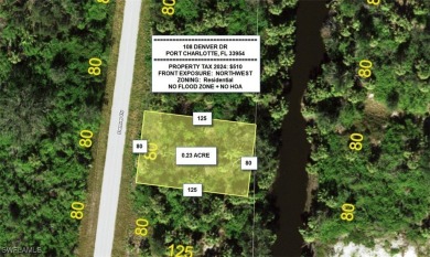 Port Charlotte Waterway Lakes Area Lot For Sale in Port Charlotte Florida