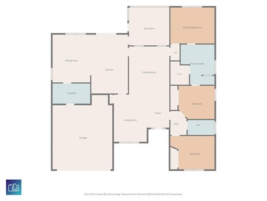 Three-bedroom, two-bathroom, single-story single-family home on - photo 46