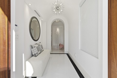 Built in 2020, this chic in-town home on the ocean block of