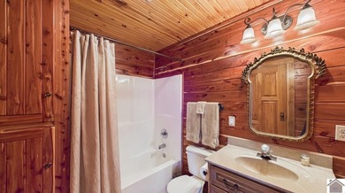 Exceptional Lake Barkley waterfront Eastern Red Cedar log home