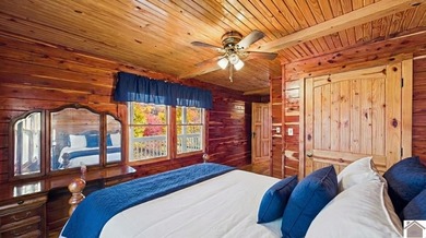 Exceptional Lake Barkley waterfront Eastern Red Cedar log home