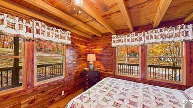 Exceptional Lake Barkley waterfront Eastern Red Cedar log home