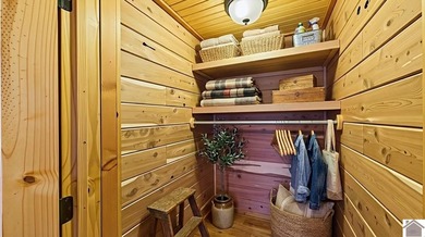 Exceptional Lake Barkley waterfront Eastern Red Cedar log home