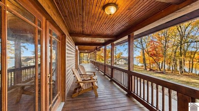 Exceptional Lake Barkley waterfront Eastern Red Cedar log home