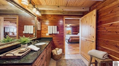 Exceptional Lake Barkley waterfront Eastern Red Cedar log home