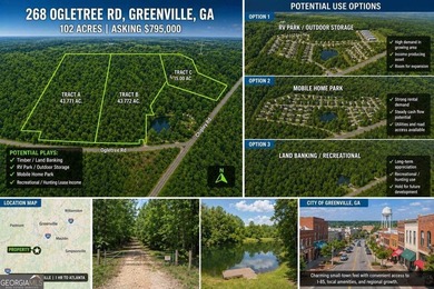 (private lake, pond, coastal) Acreage For Sale in Greenville Georgia
