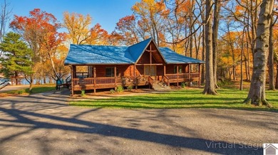 Exceptional Lake Barkley waterfront Eastern Red Cedar log home