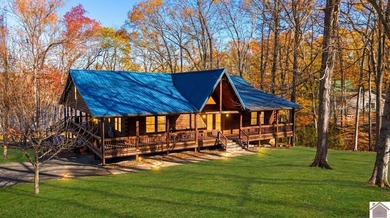 Exceptional Lake Barkley waterfront Eastern Red Cedar log home