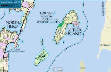 Lake Champlain - Grand Isle County Acreage For Sale in North Hero Vermont