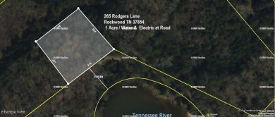 This is a very flat 1 acre Lake View / Lake access/ Lake Front - Lake Lot For Sale in Rockwood, Tennessee