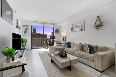Experience the best of Brickell in this high floor 1 bedroom +