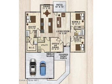 Beautiful accented homes with vaulted great room ceilings per - photo 3