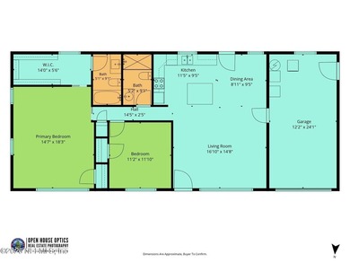 Welcome home to this charming 2BR/2BA concrete block home. No - photo 3