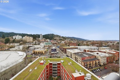 Enjoy west-facing city, sunset, and stadium views at this modern