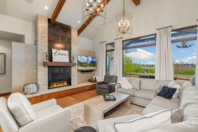 Sleek, custom contemporary set directly on the fairways of - photo 6