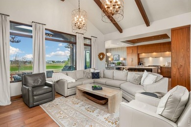 Sleek, custom contemporary set directly on the fairways of - photo 9