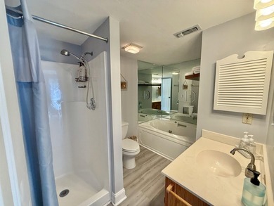 Updated townhome with new grey weathered-looking LVP flooring - photo 35