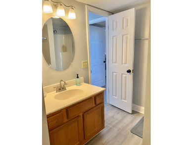 Updated townhome with new grey weathered-looking LVP flooring - photo 36