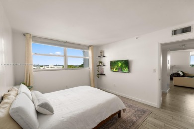 Completely remodeled 1-bedroom, 1-bath corner penthouse in the