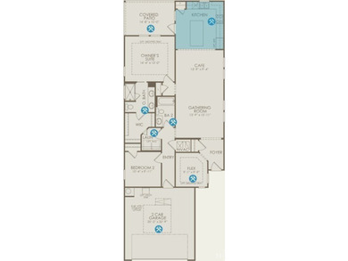 This completed ranch-style Compass plan sits on a desirable - photo 3
